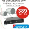 Sistem sonorizare complet pt. terase cu CD Player integrat