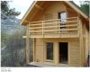 Case din lemn Allos - exterior