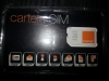 Cartela sim blank Orange Romania 64kb pentru gevey iPhone 4s 5 5s 5C