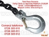 Carlige ridicare Clevis cu siguranta 13 mm 6,7 tone