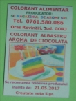 Colorant Albastru cu aroma de Ciocolata