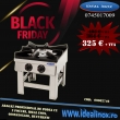 Reduceri de Black Friday la aragaze profesionale cu 2 focuri pe gaz, electrice sau butelie