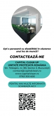 Servicii Unitate Protejată - Capital Clean Up Unitate Protejată Autorizată România