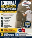 Tencuiala mecanizata si traditionala – nisip + Multibat sau nisip si ciment